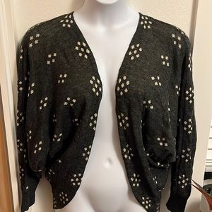 Forever21 Charcoal Cropped Cardigan